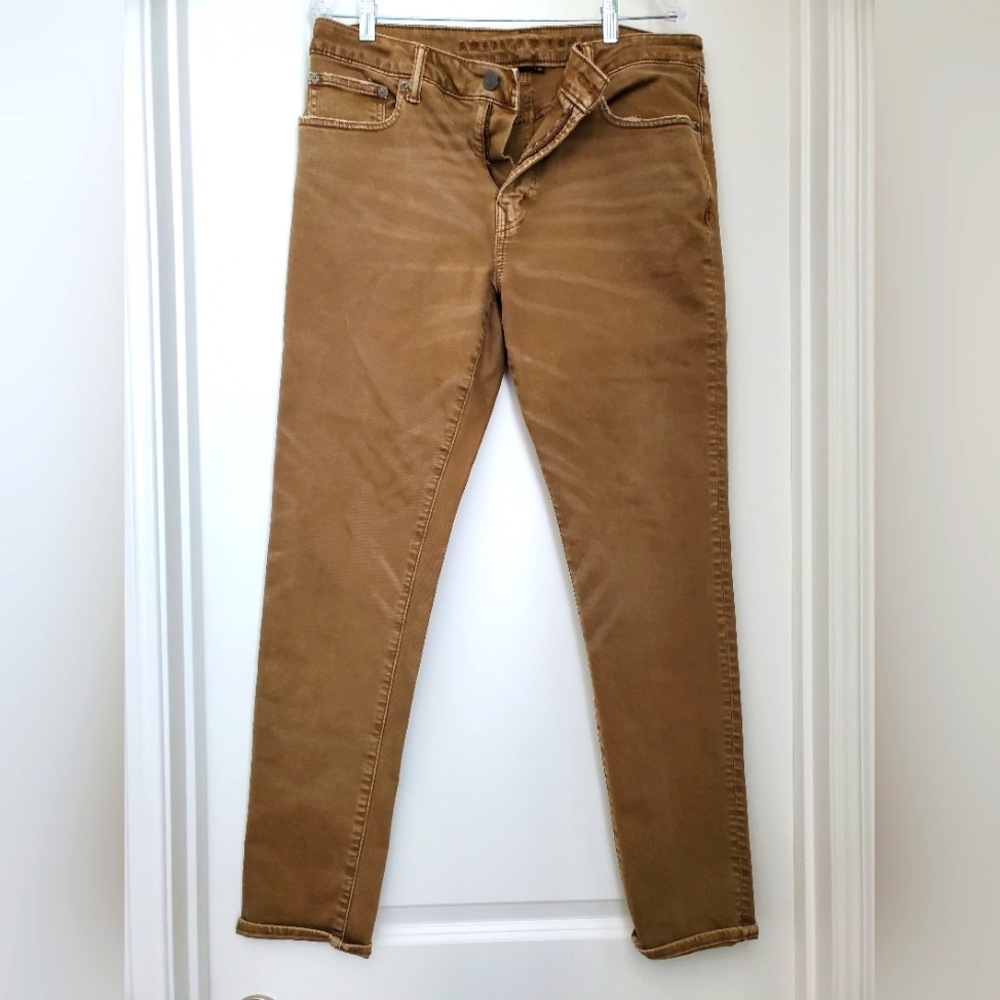American Eagle Outfitters Mens 34x32 Honey/Brown